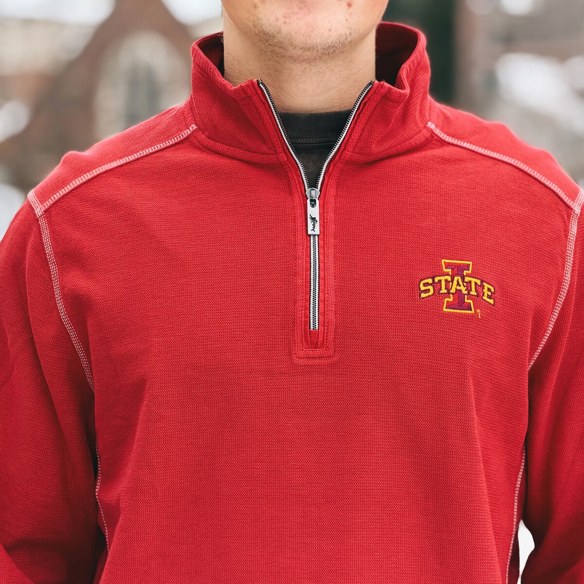 Tommy Bahama I-State Cardinal Montego Bay 1/4-Zip